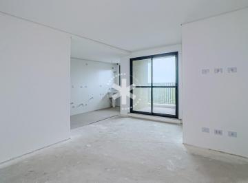 IMG_SALA E COZINHA · Apartamento NOVO à venda em Curitiba no Novo Mundo, 3 quartos, 74m²