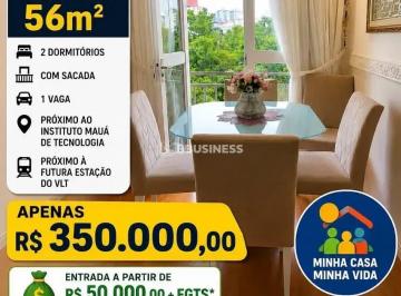 whatsapp-image-2026-06-07-at-16-58-081780862531797.jpeg · Apartamento à venda, 56M² 2 DORMITÓRIOS COM SACADA 1 VAGA, Bairro Mauá, São Caetano do Sul, SP
