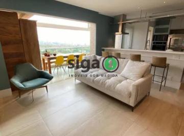 Apartamento · 90m² · 2 Quartos · 2 Vagas · Apartamento mobiliado com 2 suítes e quintal privativo no Campo Belo.
