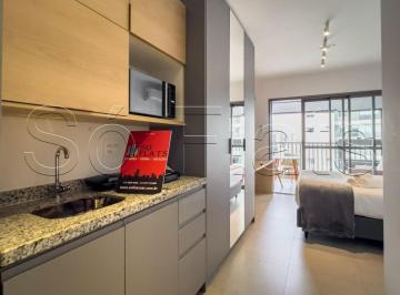 Apartamento · 27m² · 1 Quarto · Studio Mobiliado em Moema | 27m² com Varanda | Perto do Metrô e Ibirapuera