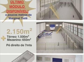 363e4f00168a62a1e763041679abb3c63aa337dc · Galpão para alugar, 2150 m² por R$ 88.482/mês - Lapa - São Paulo/SP