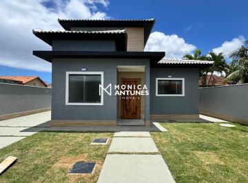 Casa · 87m² · 3 Quartos · 3 Vagas · Casa Nova em Terreno Inteiro à Venda em Itaipuaçu | 3 Quartos