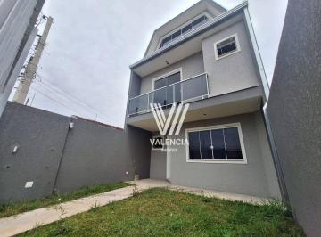 1d841653e2bbd882eb1bb0478ef37828a7263606 · Sobrado de Rua | 3 Dorms | 2 Vagas | 138m² | Fazendinha - Curitiba/PR