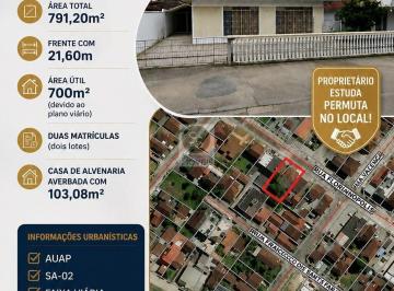 Terreno · 791m² · Terreno à Venda no Bairro Guanabara – Joinville/SC