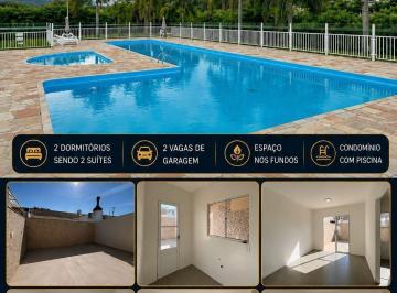 Casa · 58m² · 2 Quartos · 2 Vagas · Condomínio TERRA NOVA Palhoça - Barbada no Condomínio Terra Nova Palhoça, 2 suítes, Bela Vista, Palh