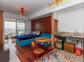 Apartamento · 35m² · 1 Quarto · 1 Vaga · Studio Moderno e 100% Mobiliado – 35m², Vaga Coberta e Depósito