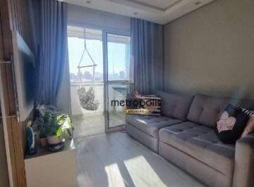 Sala · Apartamento com 2 dormitórios à venda, 53 m² por R$ 440.000,00 - Baeta Neves - São Bernardo do Campo