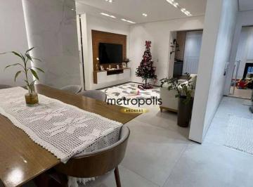 Sala · Apartamento com 3 dormitórios à venda, 82 m² por R$ 940.000,00 - Campestre - Santo André/SP