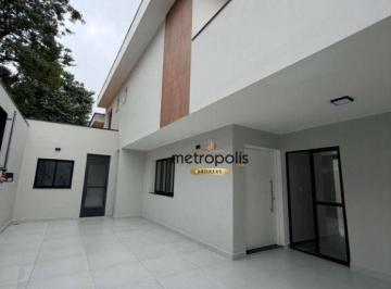 Garagem · Sobrado com 3 dormitórios à venda, 155 m² por R$ 1.320.000,00 - Campestre - Santo André/SP