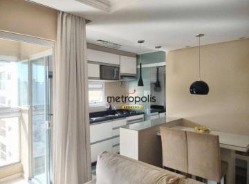 Sala · Apartamento com 2 dormitórios à venda, 52 m² por R$ 425.000,00 - Vila Assunção - Santo André/SP