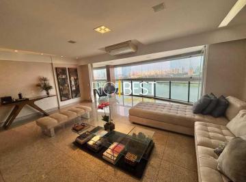 Apartamento · 354m² · 4 Quartos · 4 Vagas · Barra Peninsula Aquarela cobertura duplex 4 suites mobiliada vista lagoa praia