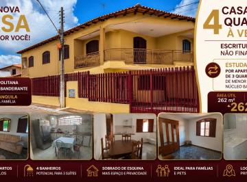 Casa de 4 quartos, Núcleo Bandeirante · Casa com 4 Quartos,à venda na Metropolitana-Núcleo Bandeirante-Escriturada-Não Financia-Estuda troca