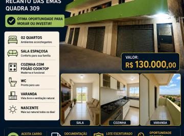 Apartamento de 2 quartos, Recanto das Emas · Oportunidade: Apartamento à Venda em Recanto das Emas - Quadra 309 - Não financia - aceita troca