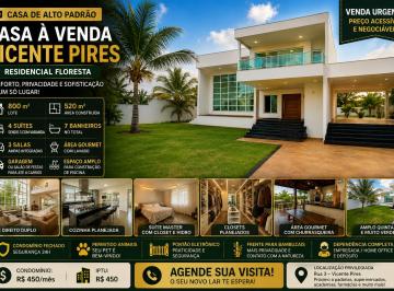 Casa de 4 quartos, Vicente Pires · Casa com 800 m² e 4 quartos à venda em Vicente Pires - Rua 3 - RESIDENCIAL FLORESTA