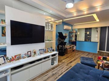 d6945d2f2a6dab482a8253a91834504ce95cc56f · Apartamento com 3 dormitórios convertido para 2, sendo 1 com closet (reversível) à venda, 112 m² por