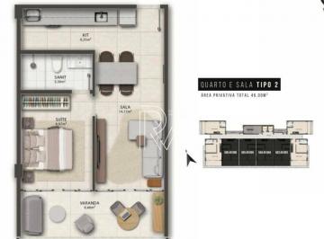 1e44aa438323b79267c2c1061425007ef4ac6e26 · Apartamento com 1 dormitório à venda, 1 suíte 46 m² por R$ 850.000 - Rio Vermelho - Salvador/BA