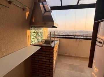Apartamento · 110m² · 4 Quartos · 2 Vagas · Cobertura com 4 dormitórios, 2 suítes e área gourmet no Parque Continental - Shopping Parque Maia