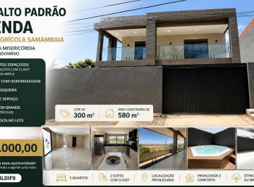 Casa de 5 quartos, Vicente Pires · Casa com 5 quartos e 300 m² à venda em Colônia Agrícola Samambaia - Avenida da Misericórdia