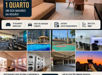 Apartamento de 1 quarto, Águas Claras · Apartamento à Venda em Águas Claras, 1 quarto, Nascente, Andar alto, Varanda, Quitado, financia