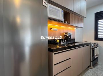 Cozinha · Apartamento Alto Padrão - MOBILIADO - 51m² - 1 Dorm. -2 Vagas - DON CAMBUÍ - Campinas/SP