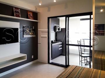 Apartamento · 34m² · 1 Quarto · Vila Olímpia, Studio com Suíte, Varanda Envidraçada e Lazer Completo no Vn Casa do Ator