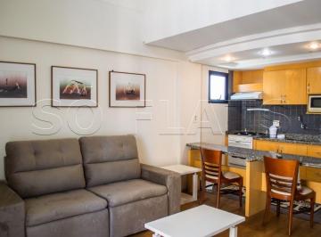 Apartamento · 53m² · 1 Quarto · 1 Vaga · Moema Duplex Life, flat contendo 53m², 1 dormitório e 1 vaga de garage, disponível para locação.