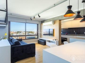 Apartamento · 39m² · 1 Quarto · 1 Vaga · Studio totalmente mobiliado, 39 m², com 1 vaga no São Geraldo