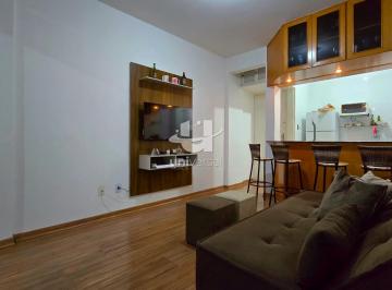 Apartamento · 54m² · 1 Quarto · 1 Vaga · Apartamento Quarto e Sala no Centro com Elevador e Garagem Rotativa