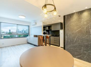Apartamento · 61m² · 2 Quartos · 1 Vaga · Apartamento mobiliado com 2 dormitórios e suíte