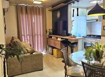 Apartamento · 51m² · 2 Quartos · 1 Vaga · apartamento de 02 dormitórios com sacada e garagem