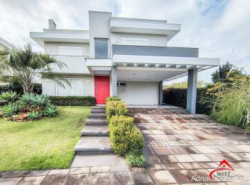 Casa · 308m² · 5 Quartos · 2 Vagas · ALPHAVILLE PORTO ALEGRE | CASA COM FUNDOS PARA APP E ÁREA EXTERNA COMPLETA