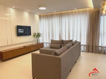 Apartamento · 127m² · 3 Quartos · 3 Vagas · LUXO NA QUADRA DO MAR EM MEIA PRAIA ITAPEMA: 127m² MOBILIADO COM 3 SUÍTES E 3 VA