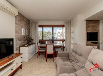 Apartamento · 87m² · 3 Quartos · 2 Vagas · Apartamento com 3 dormitórios (sendo 1 suíte), 2 banheiros, lareira, churrasquei