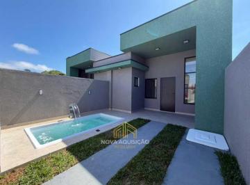 Casa · 54m² · 2 Quartos · 3 Vagas · Casa com Piscina a 300m do Mar em Matinhos - 2 Quartos, Suíte e Financiamento Ba