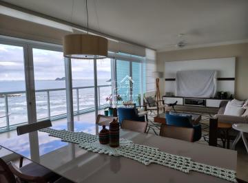 Foto 01 · Apartamento de Luxo frente mar com 3 Quartos e 2 Suítes na Pitangueiras - Guarujá-SP: 197m² e Vaga d
