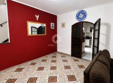 Casa · 250m² · 3 Quartos · 2 Vagas · Sobrado frontal com 3 quartos e 2 vagas de garagem no Embaré - Santos