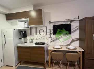 Apartamento · 18m² · 1 Quarto · Studio 18 metros mobiliado 1 dormitório- 01 banheiro - varanda - sem vaga-  Vila Santo Estéfano