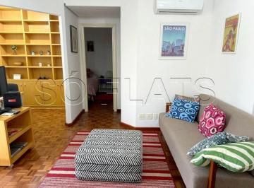 Apartamento · 45m² · 1 Quarto · 1 Vaga · Flat na Rua Bela Cintra, na Bela Vista, próximo a Av Paulista, Metrô Paulista e Shopping Frei Caneca