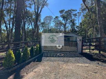 Rural · 1400m² · 1 Quarto · 1 Vaga · Terreno para sitio com 1.400 m2, com casa container de 1 dormitorio, garagem