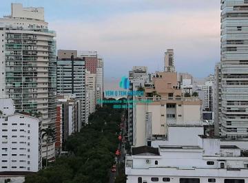 Apartamento · 198m² · 3 Quartos · 3 Vagas · Apartamento Alto Padrão 3 suítes e 3 vagas, VISTA MAR, Gonzaga, Santos/SP