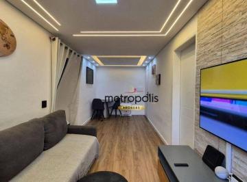 Sala de estar · Apartamento com 2 dormitórios à venda, 50 m² por R$ 490.000,00 - Casa Branca - Santo André/SP