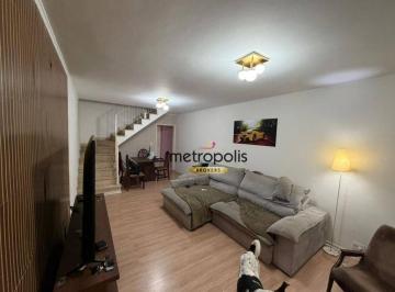 Sala · Sobrado com 3 dormitórios à venda, 190 m² por R$ 900.000,00 - Jardim - Santo André/SP