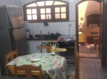 Cozinha · Sobrado com 3 dormitórios à venda, 155 m² por R$ 590.000,00 - Vila Silvestre - Santo André/SP
