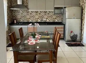 Cozinha · Casa com 3 dormitórios à venda, 92 m² por R$ 600.000,00 - Parque das Nações - Santo André/SP