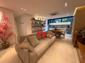 c9c82591cc71ad981bdda00d536876d1300c5f69 · Apartamento Garden com 2 dormitórios à venda, 96 m² por R$ 1.080.000,00 - Marapé - Santos/SP