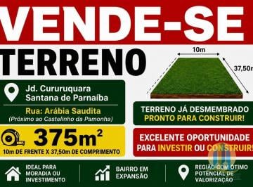 Terreno · 375m² · Terreno á venda recanto maravilha lll