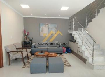 Casa · 210m² · 3 Quartos · 3 Vagas · Sobrado com 3 suítes à venda em Indaiatuba, Vila Suíça, com 3 suítes, com 210 m², Maison Blanche