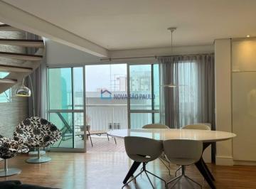 Apartamento · 103m² · 1 Quarto · 2 Vagas · Apartamento mobiliado de 104m² para Locação - Vila Nova Conceição