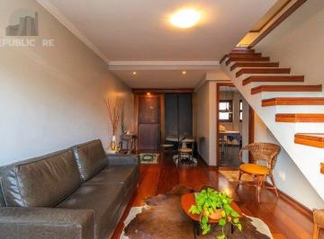 Apartamento · 166m² · 2 Quartos · 1 Vaga · Cobertura ensolarada no coração de Petrópolis — 2 (ou 3) dormitórios + 1 vaga es