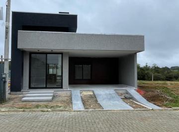 Casa · 115m² · 3 Quartos · 2 Vagas · Casa em condomínio com 3 dormitórios, 2 suítes, churrasqueira, lareira e 2 vagas